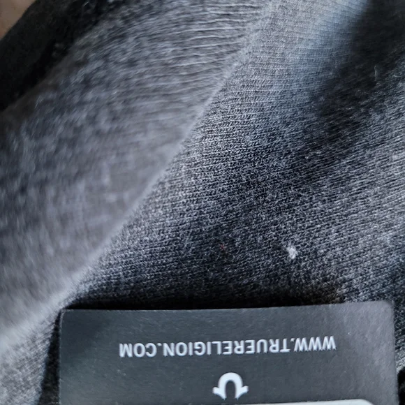 True Religion Men's Charcoal Thermal Pant NWT - Picture 5 of 8